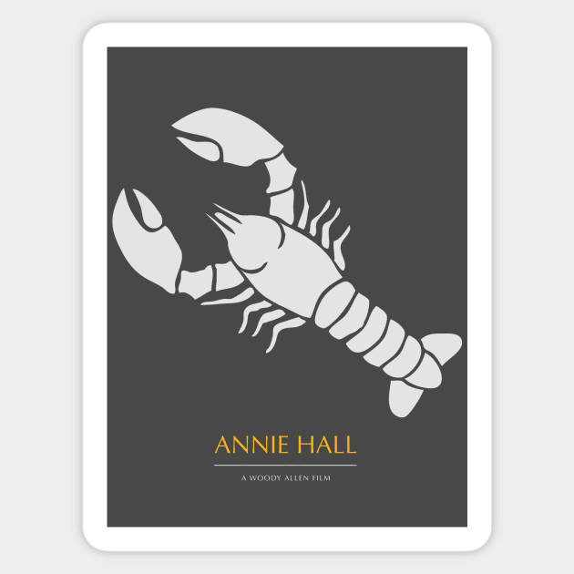 Annie Hall - Alternative Movie Poster Sticker by MoviePosterBoy